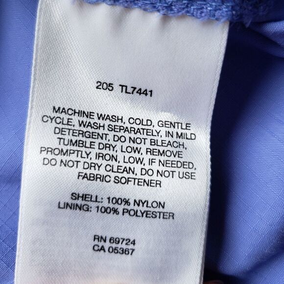 🔹️Columbia GRT Periwinkle Buttoned Front Adjustable Long Sleeve Top Small - Picture 12 of 14